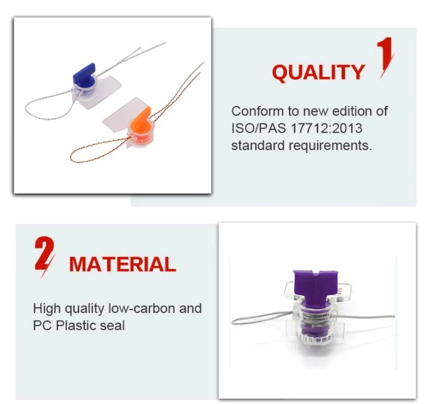 ISO Certificate High Security Utility Smart Twister Seal, Meter Electric Power Meter Wire Seals, Security Meter Seals