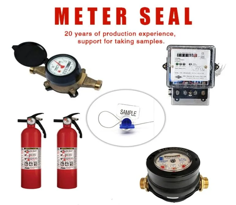 ISO High Security Utility Smart Twister Seal, Meter Electric Power Meter Wire Seals, Security Meter Seals Custom Color